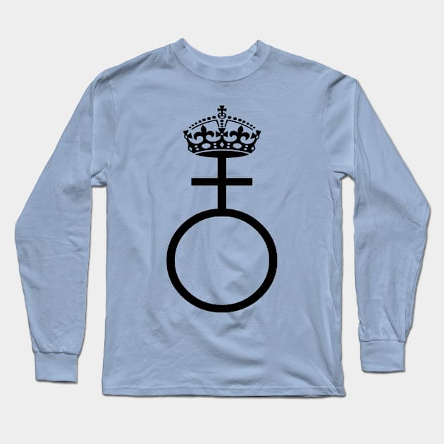 Crown Long Sleeve T-Shirt by YellowLion